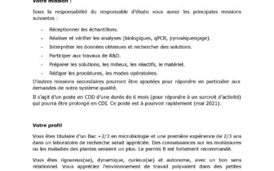 Offre d’emploi – Coniphy